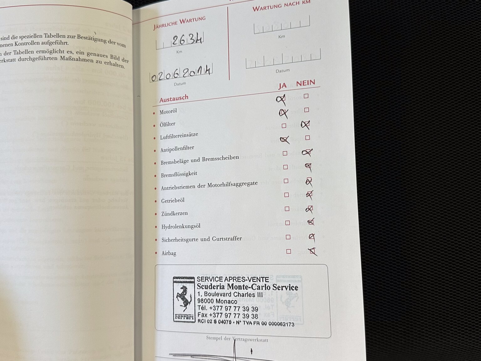 Documentation for 2013 Ferrari F12 Berlinetta