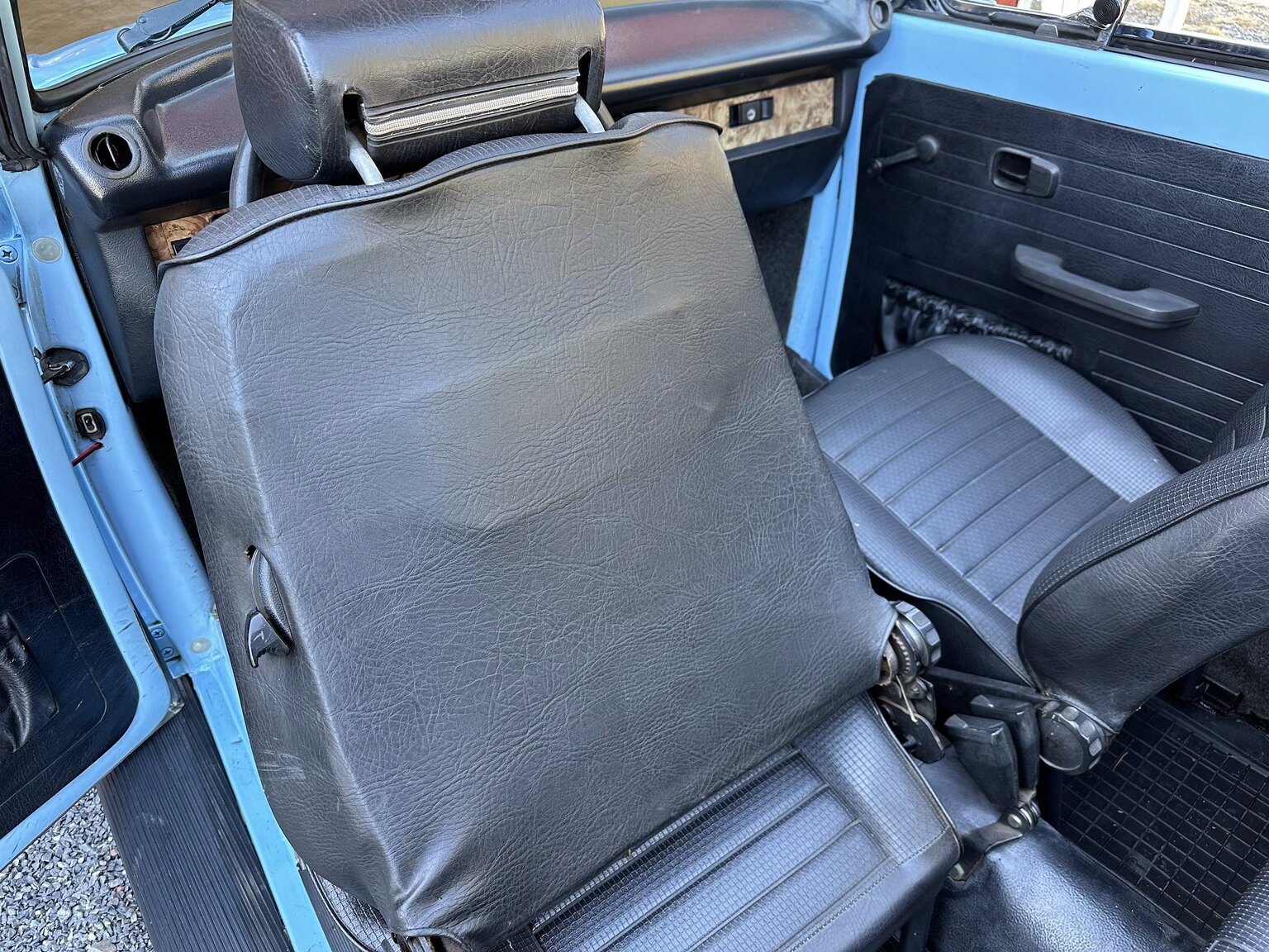 Interiörbild 1979 Volkswagen Beetle 1303 Käfer