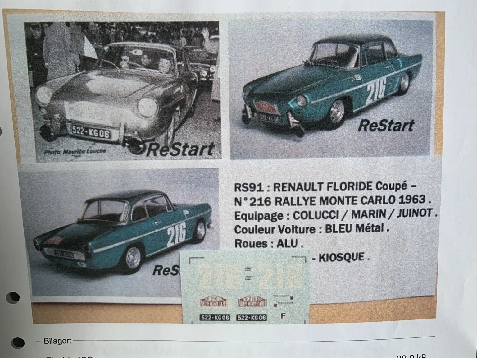 Dokumentation, 1962 Renault Floride Coupé (40)