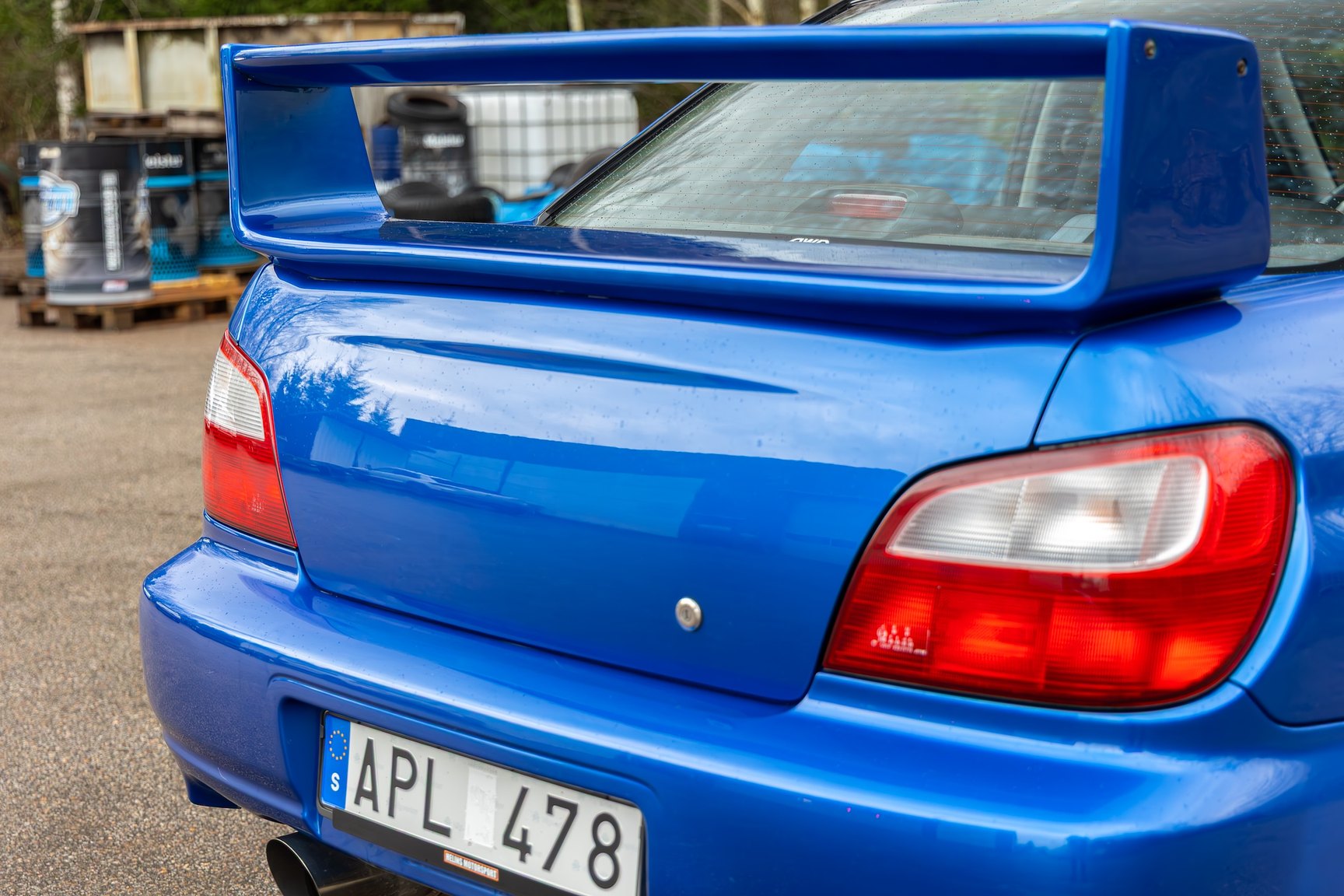 Exteriörbild på 2001 Subaru Impreza 2.0 WRX Turbo 4WD