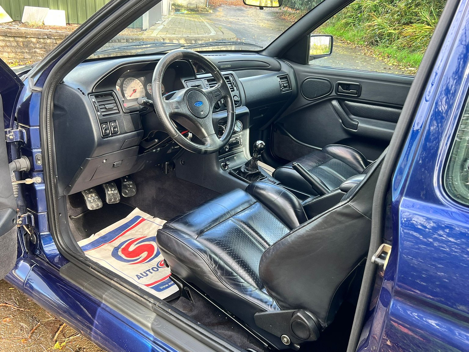 Interiörbild 1993 Ford Escort RS Cosworth "Big Turbo"