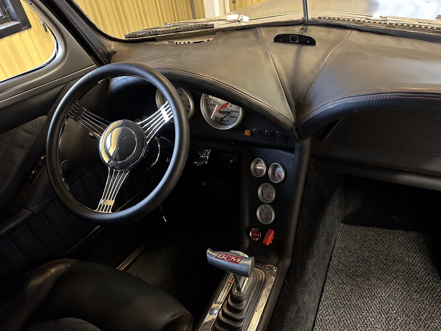 Interiörbild 1939 Custom Ford Fordor "Forvette"