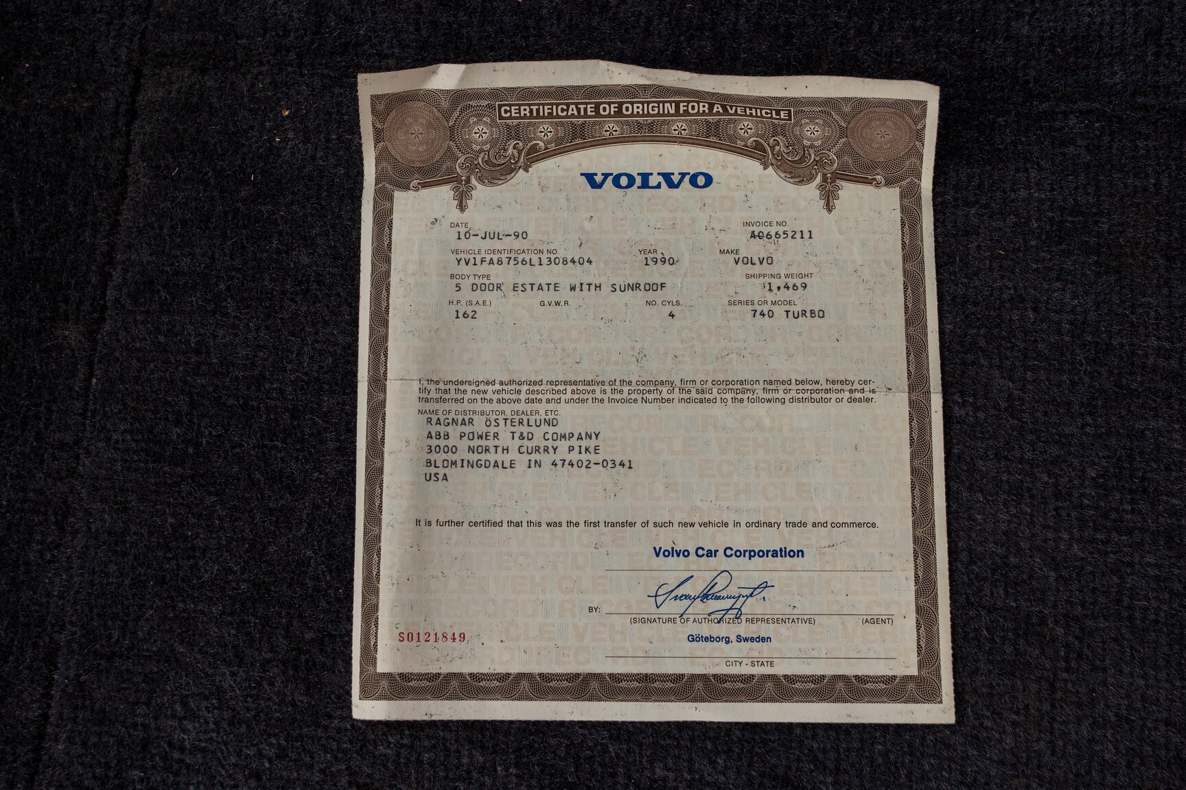 Dokumentation, 1990 Volvo 745 Turbo (30)