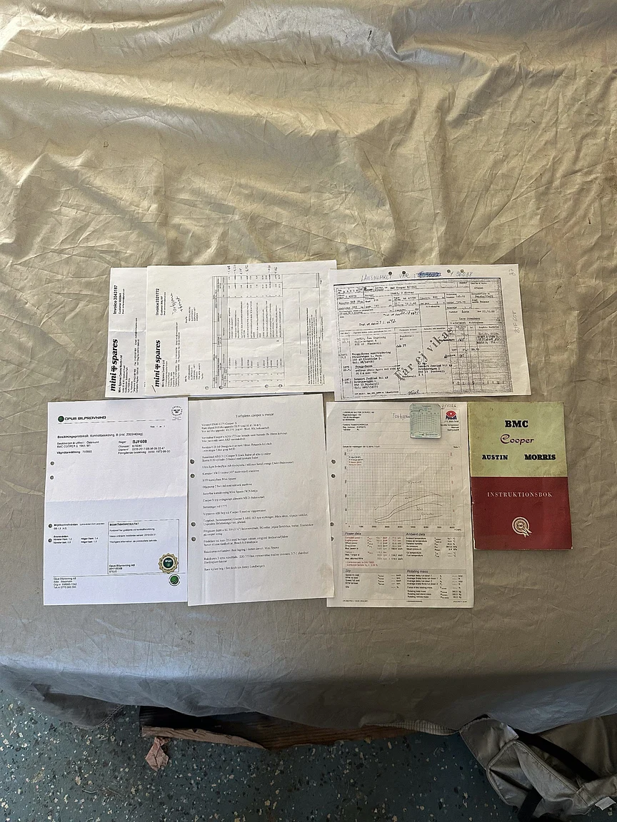 Dokumentation för 1965 BMC Cooper S 1290 (1)