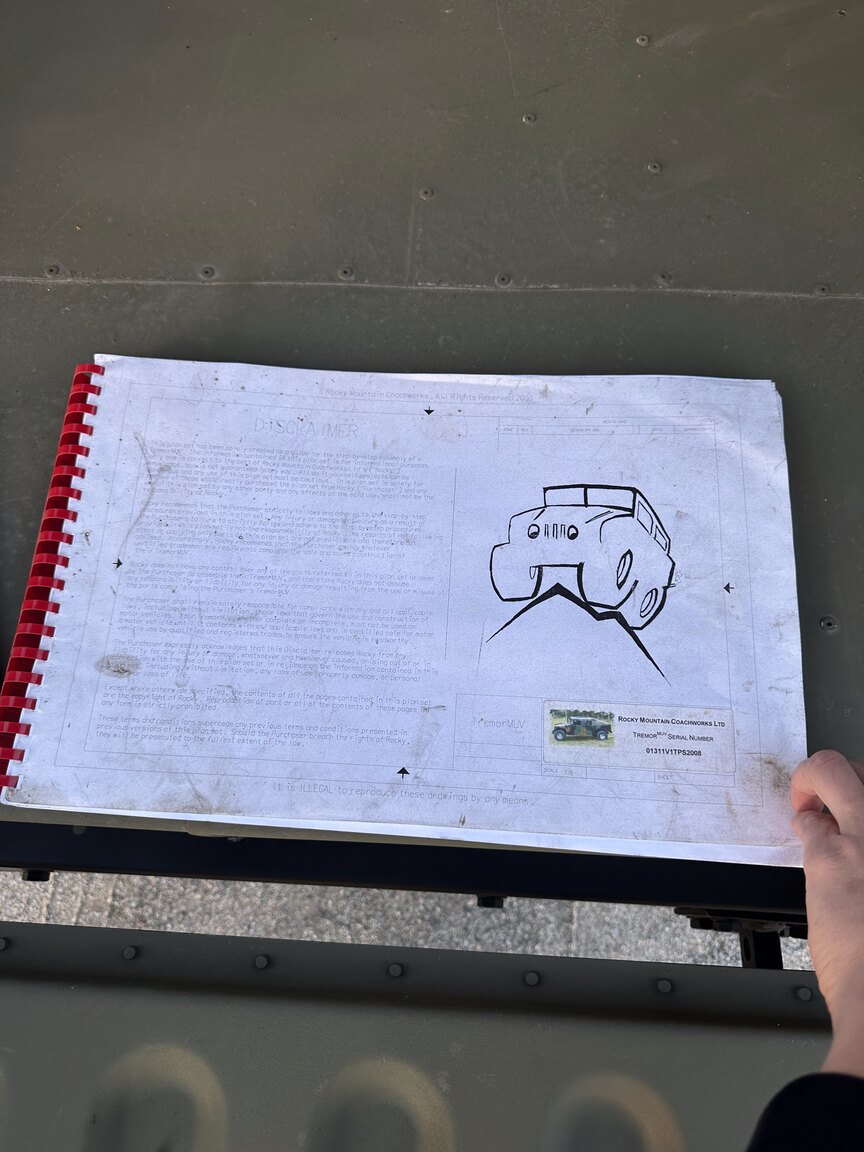 Dokumentation för 1987 Chevrolet/Humvee H1 Slantback