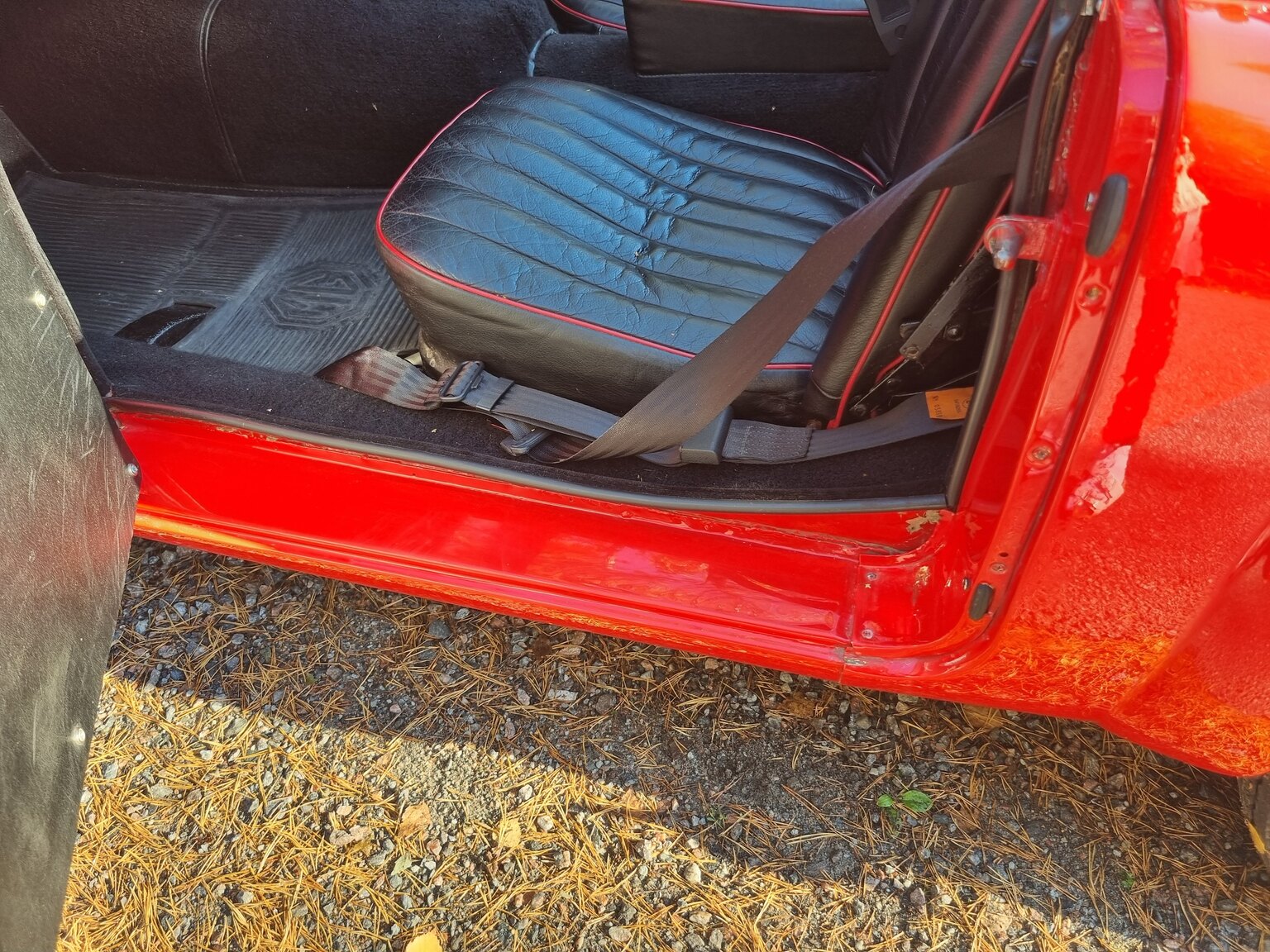 Interior image of 1956 MG MGA 1500