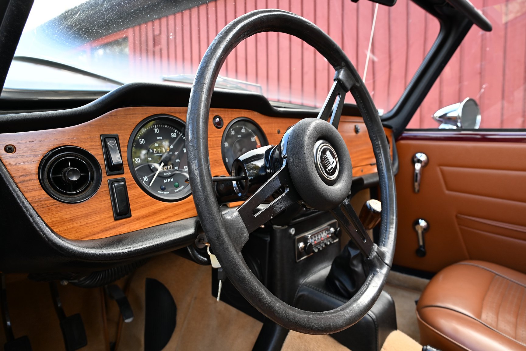 Interior image of 1971 Triumph TR6