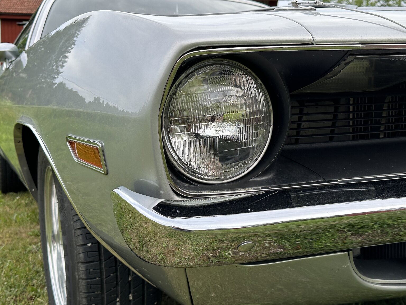 Exteriörbild på 1970 Plymouth Cuda 383