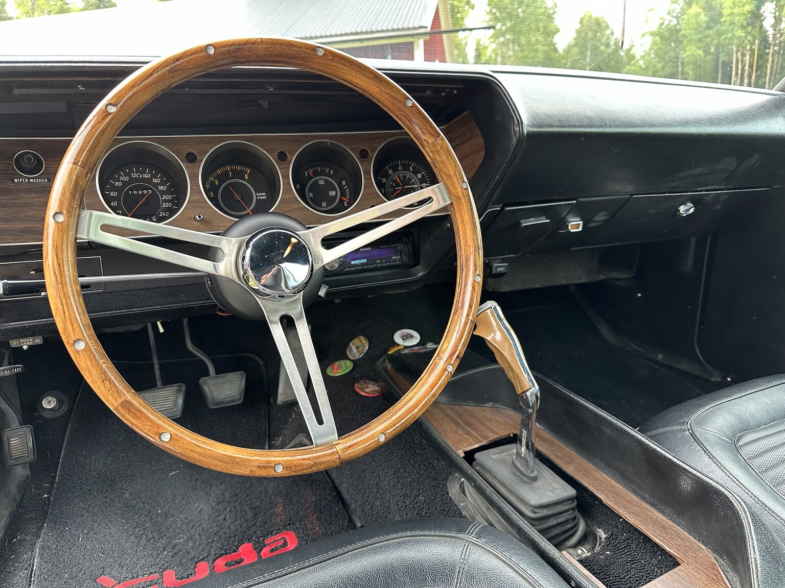 Interiörbild 1970 Plymouth Cuda 383