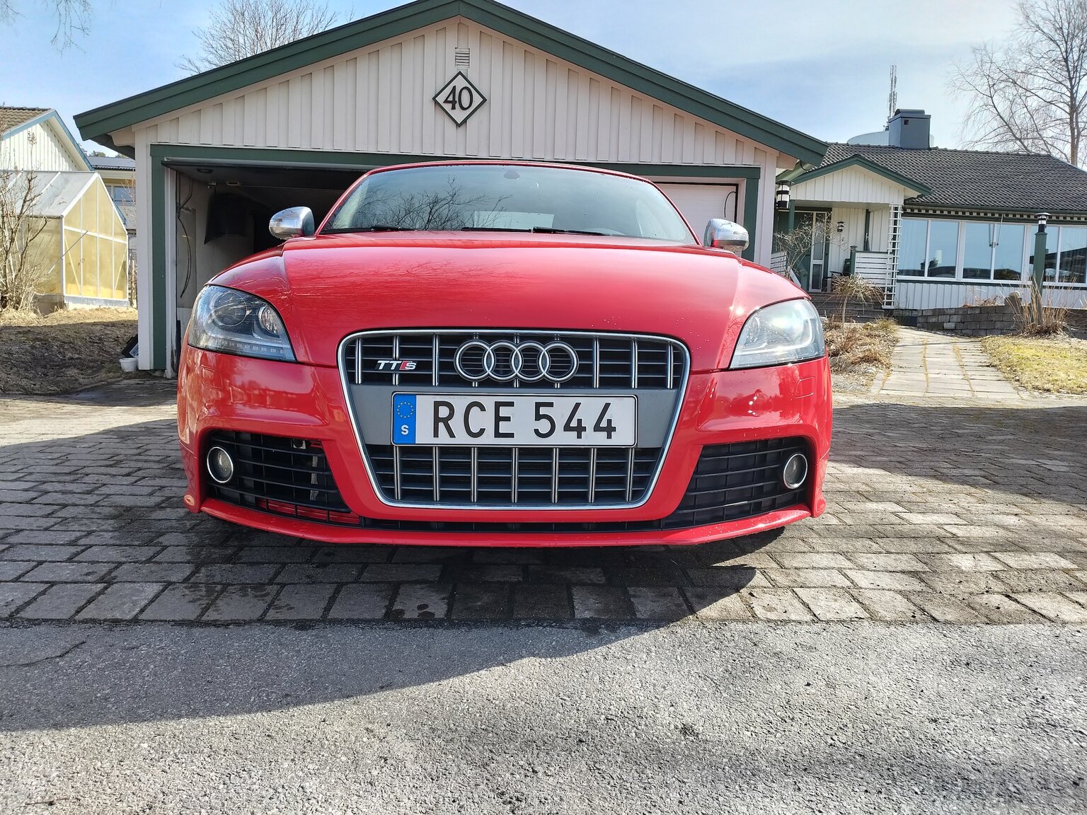 Exteriörbild på 2009 Audi TTS Roadster