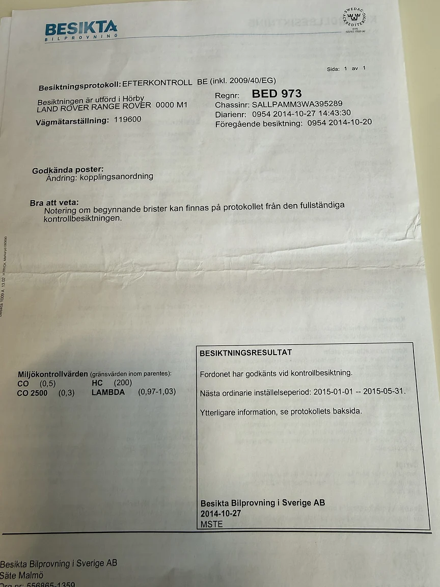 Dokumentation, 1998 Land Rover Range Rover P38 (21)