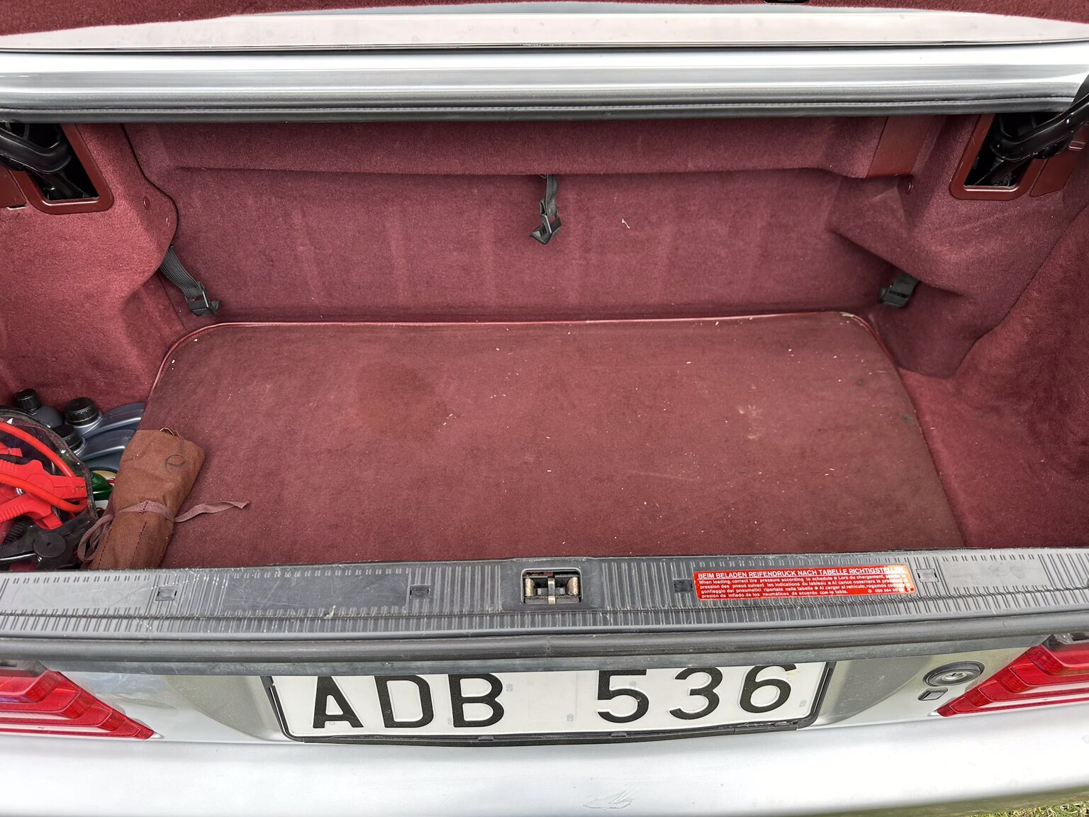 Interiörbild 1992 Mercedes-Benz SL 500