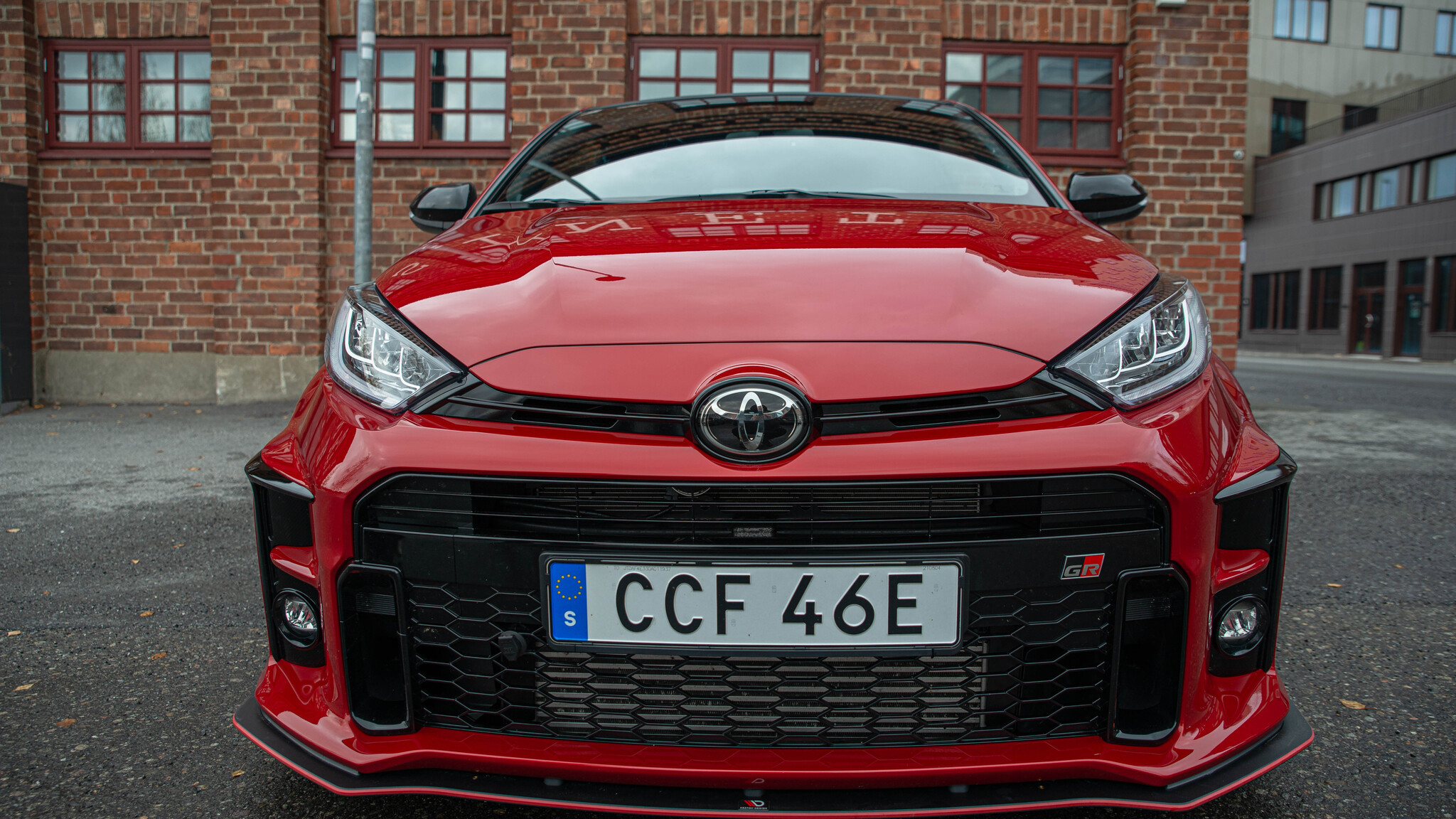 Exteriörbild på 2021 Toyota GR Yaris 