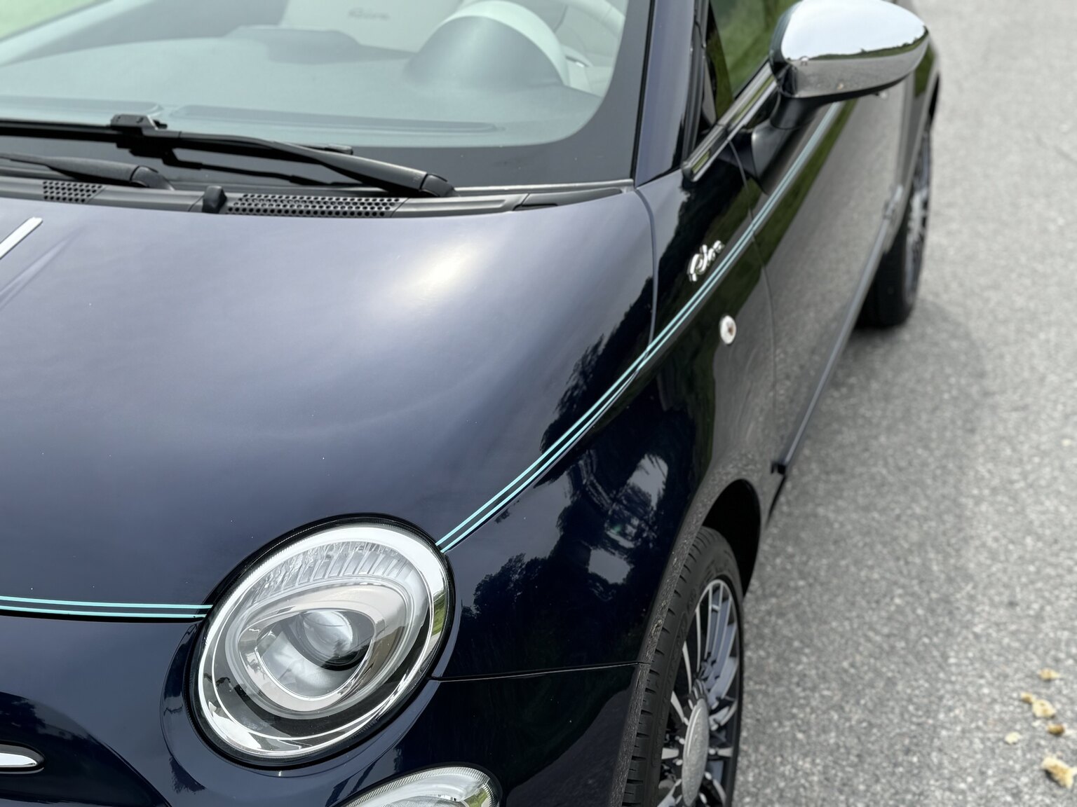 Exteriörbild på 2017 Fiat 500 Riva