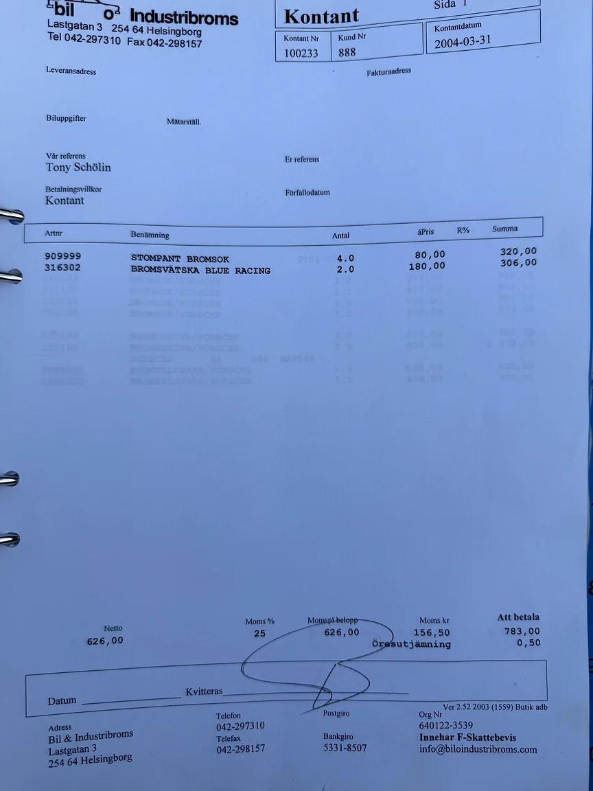 Dokumentation för 1984 PORSCHE 944 Targa (19)