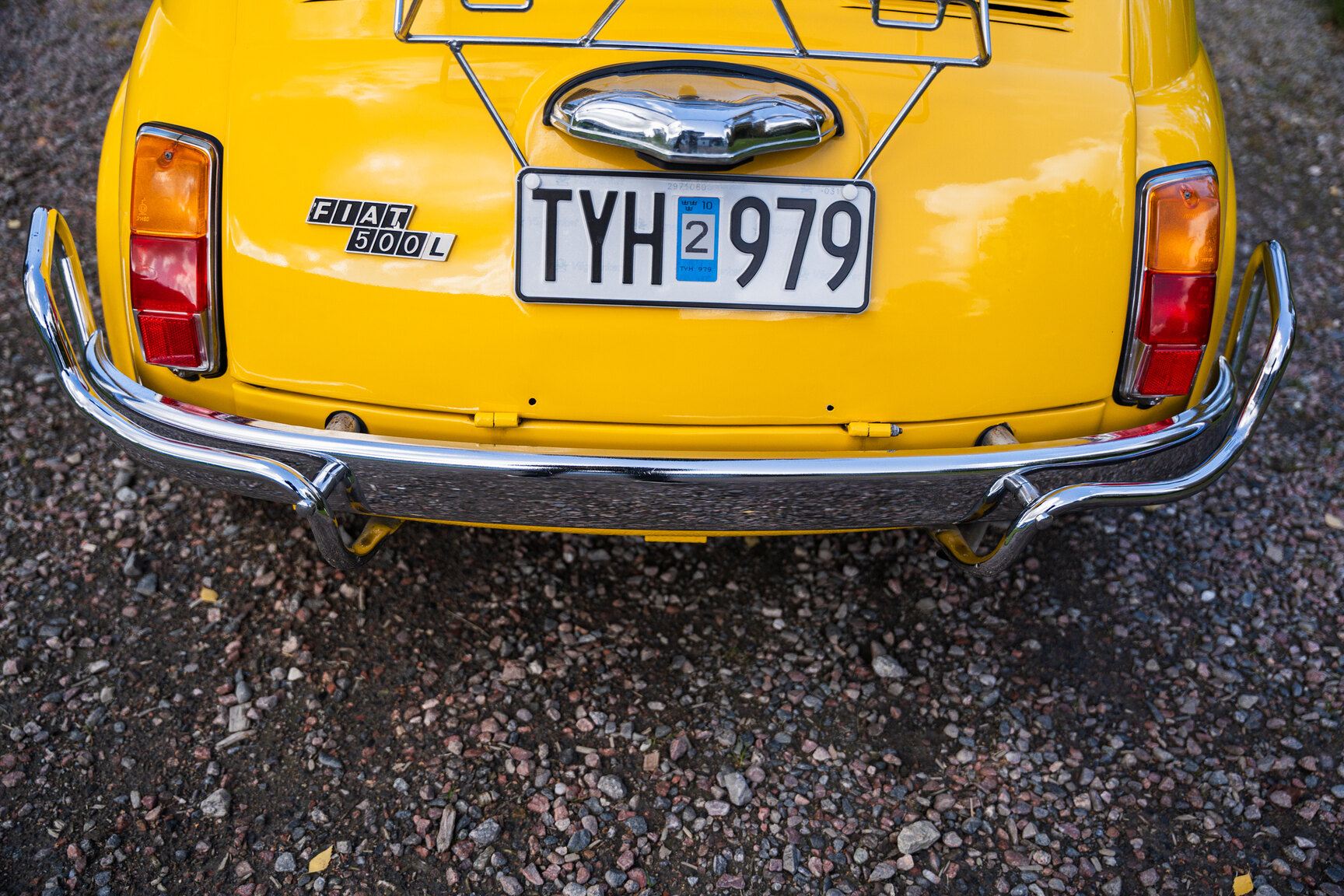 Exteriörbild på 1972 Fiat 500L