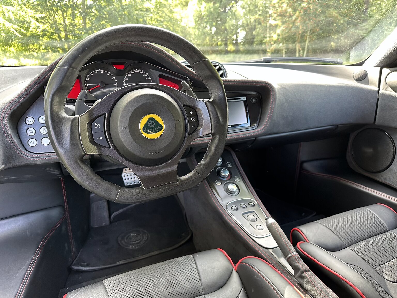 Interiörbild 2015 Lotus Evora S