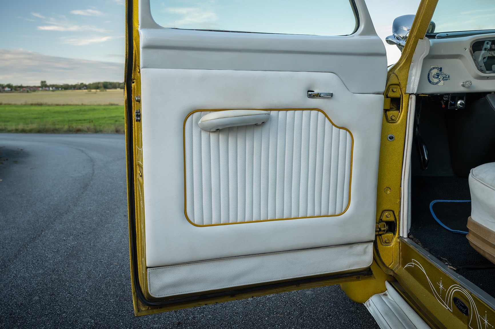 Interiörbild 1955 Ford F-100 Kustom