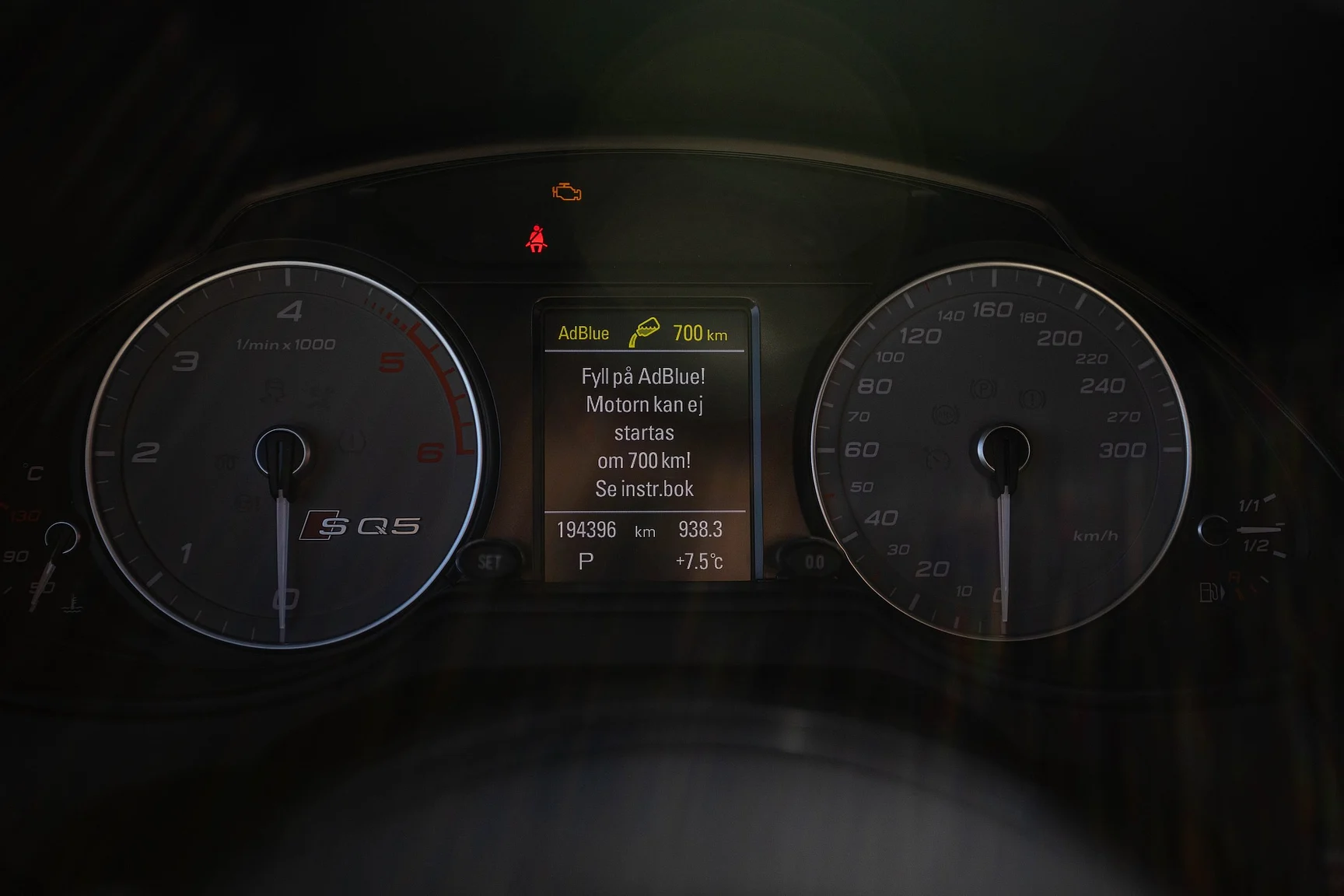 Interiörbild 2017 Audi SQ 5 Plus TDI (15)