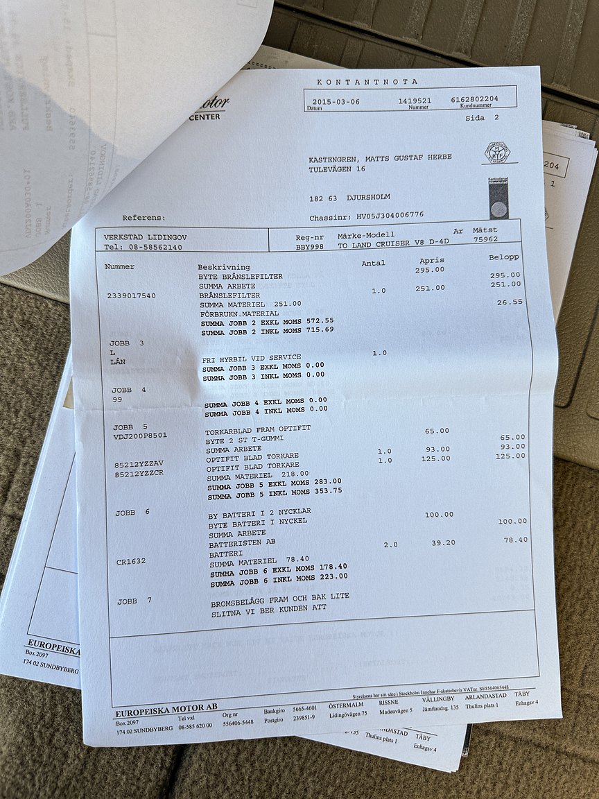 Documentation for 2008 Toyota Land Cruiser 4.5 4WD V8