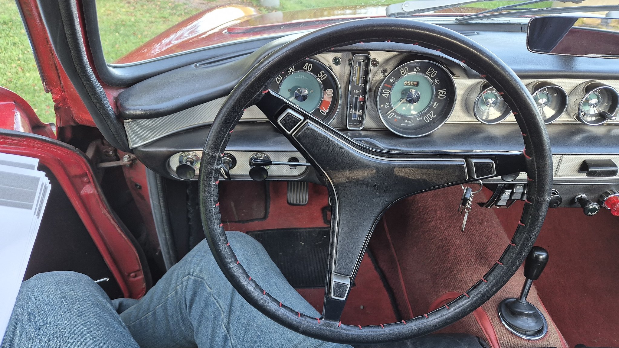 Interiörbild 1968 Volvo P1800S