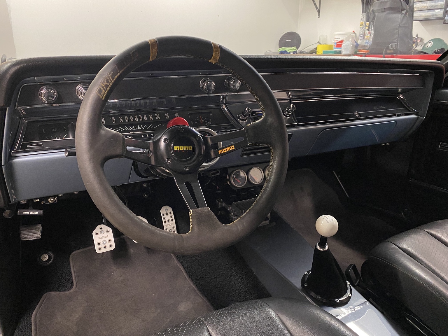 Interiörbild 1966 Chevrolet Chevelle Malibu Pro Touring (8)