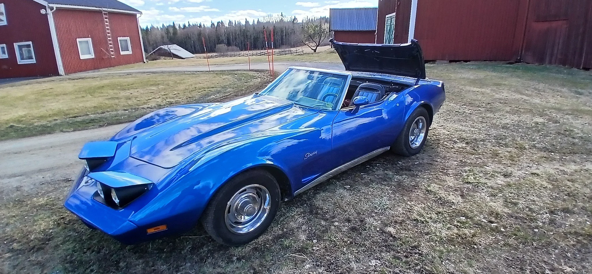 Aussenfoto 1974 Chevrolet Corvette Stingray Convertible C3 (8)