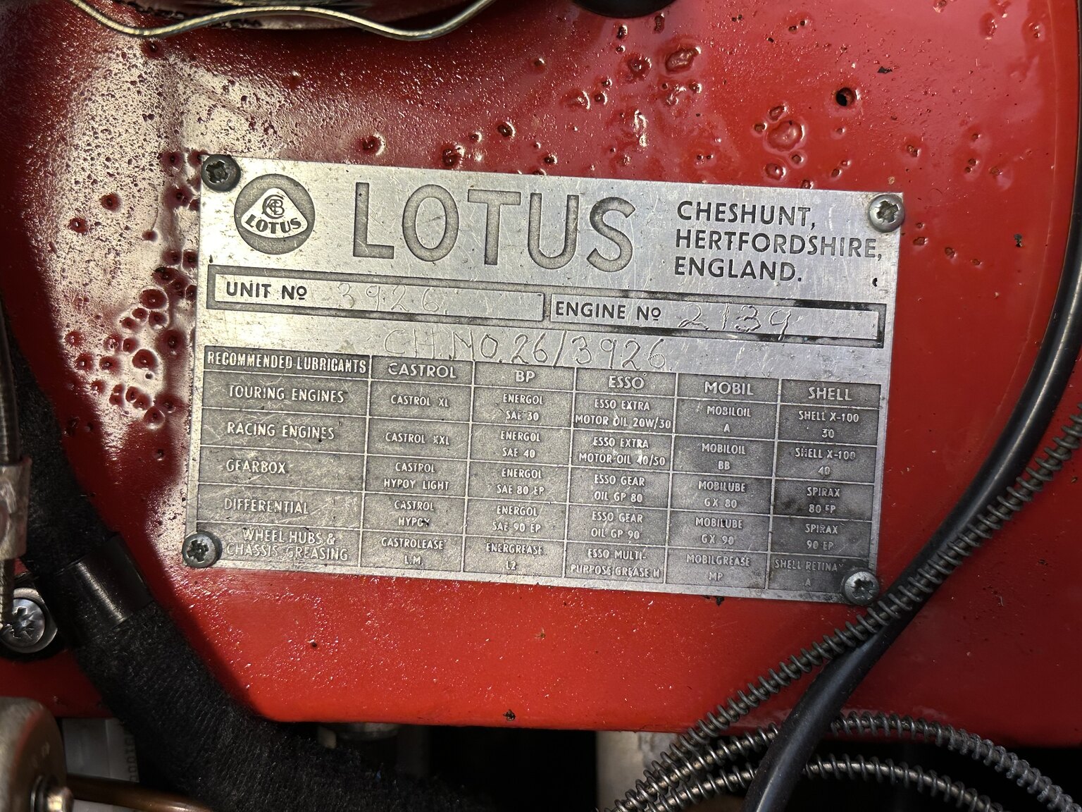1964 Lotus Elan S2, Mekanik
