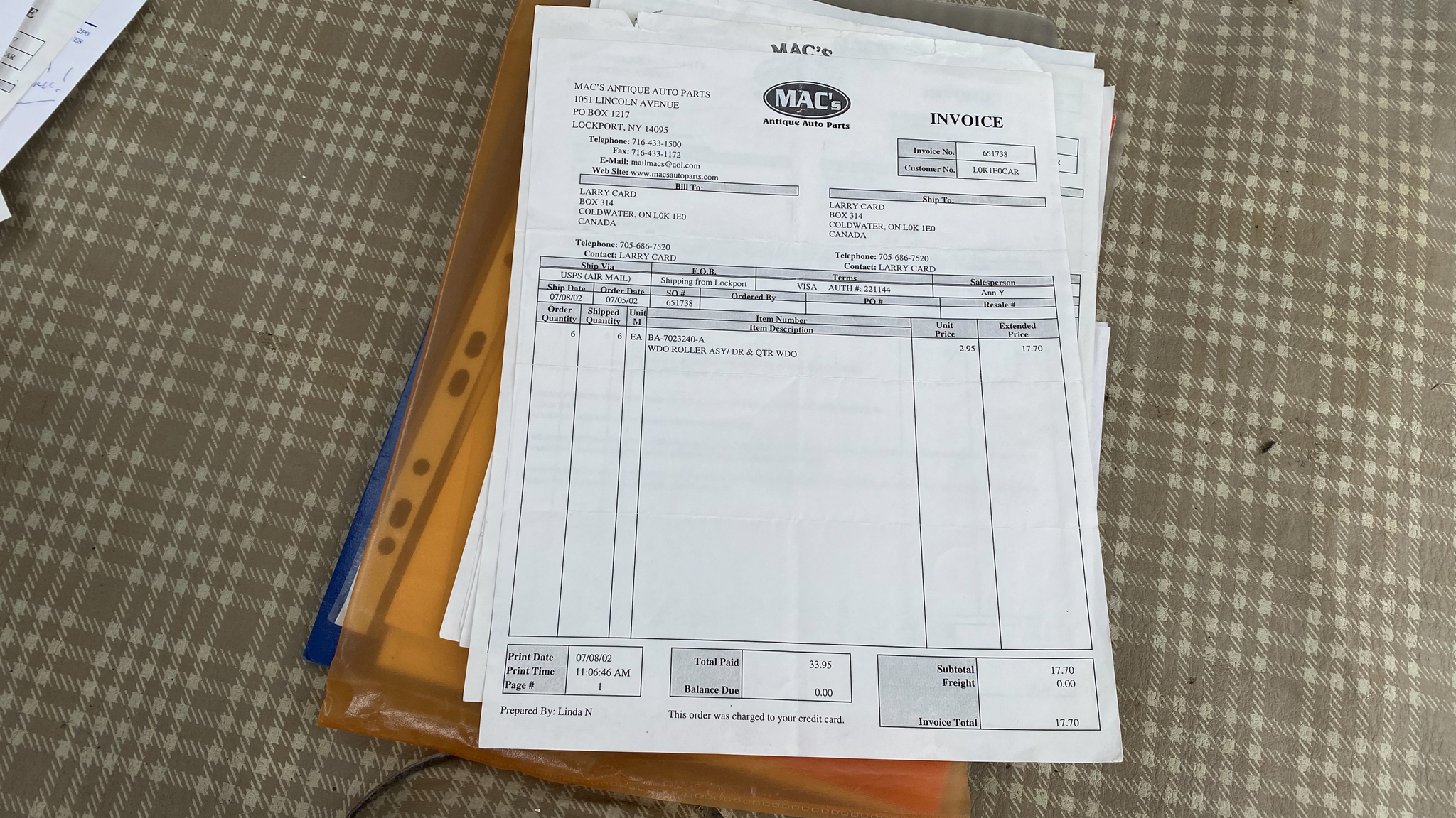 Dokumentation för 1959 Ford Thunderbird hardtop (76)