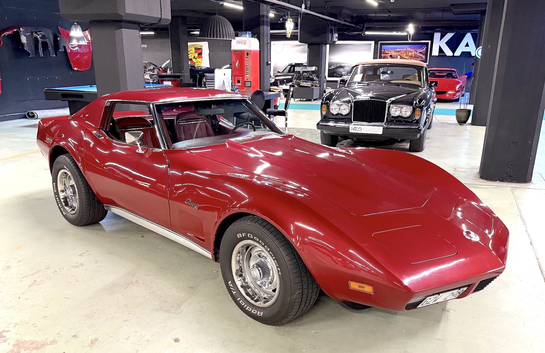 Exteriörbild på 1974 Chevrolet Corvette Stingray
