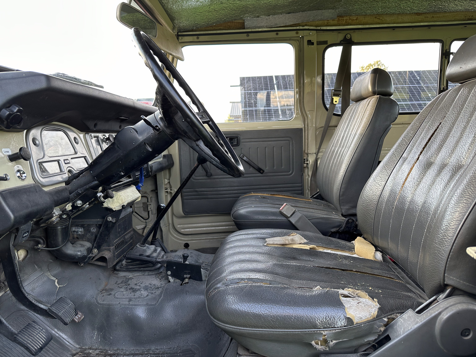Interiörbild 1985 Toyota Land Cruiser BJ 42