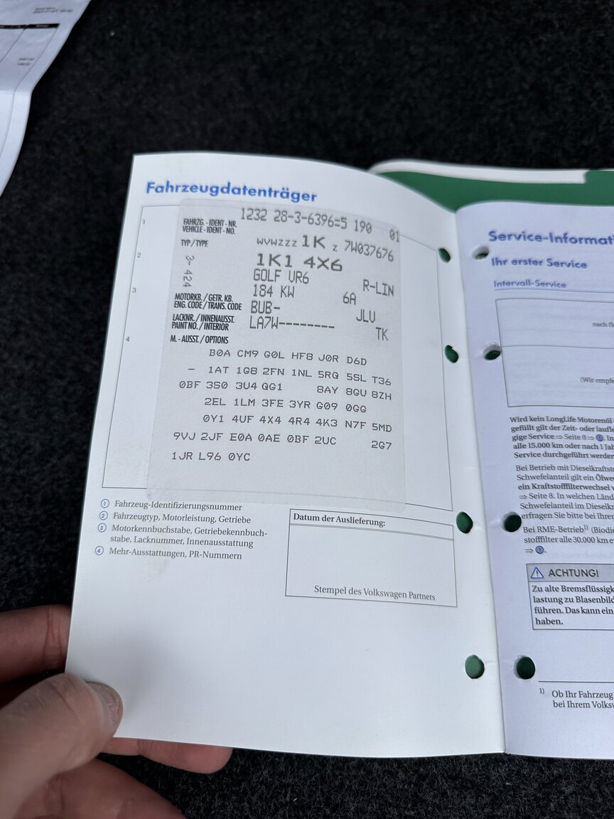 Dokumentation, 2007 Volkswagen Golf R32 (4)