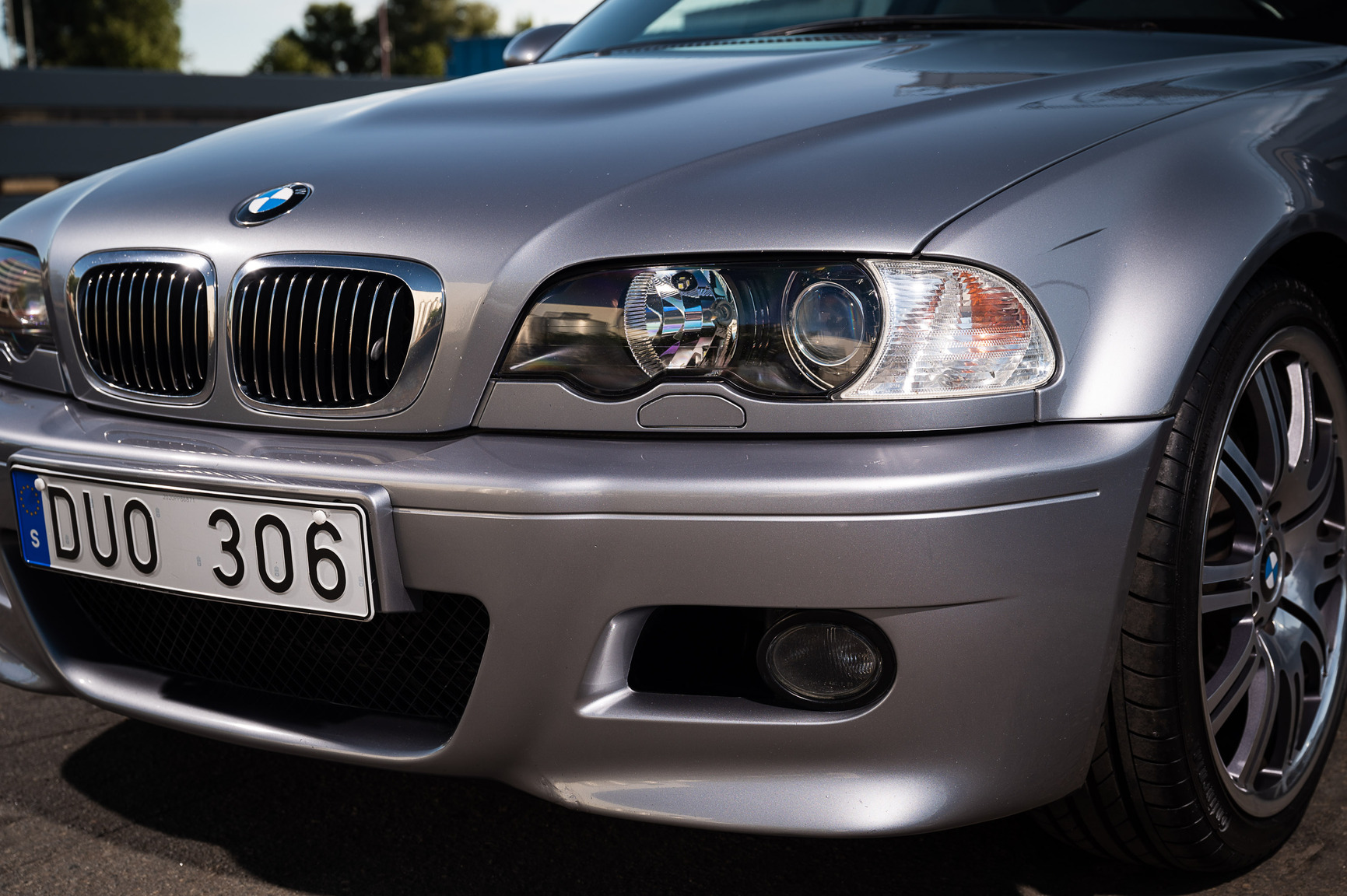 Exteriörbild på 2005 BMW M3 E46 manuell (12)