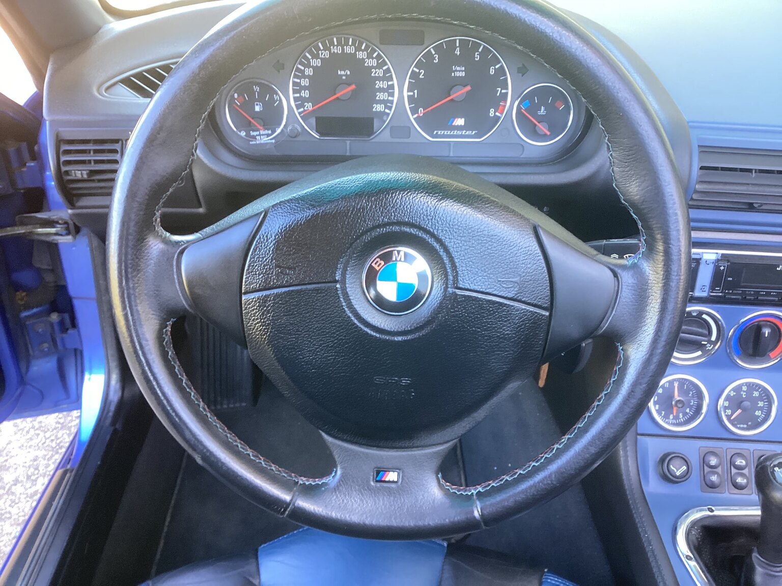 Interiörbild 1998 BMW Z3 M Roadster