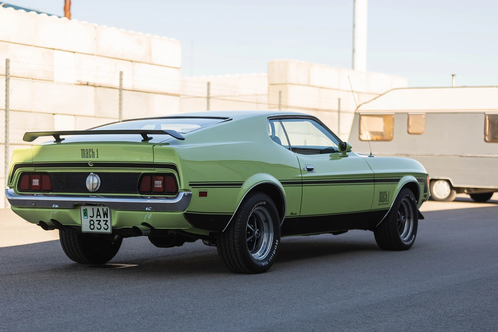 Aussenfoto 1971 Ford Mustang Mach 1 351cui (9)
