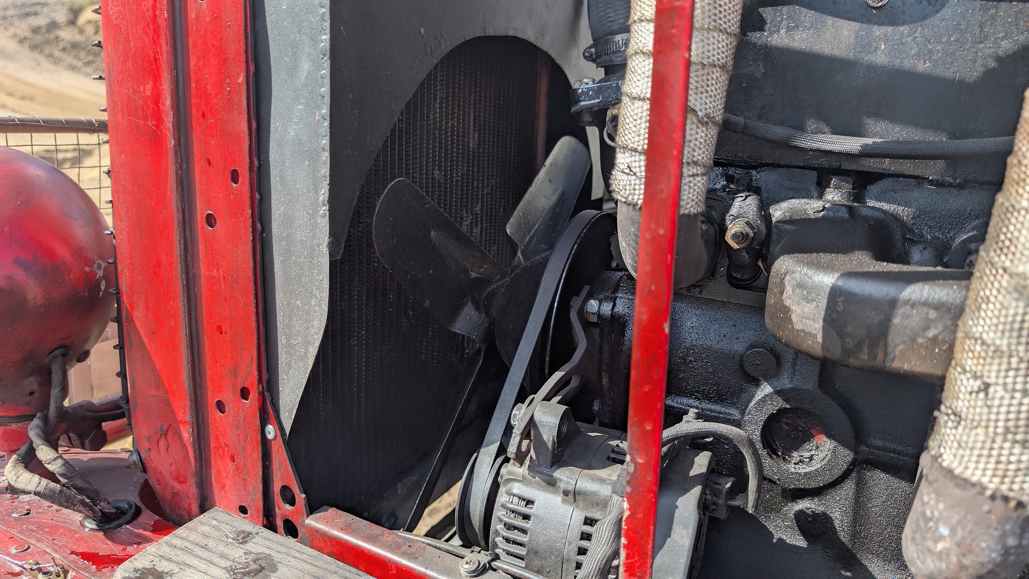 Image of 1929 FIAT 321C (521c) "Flying Fiona" mechanics