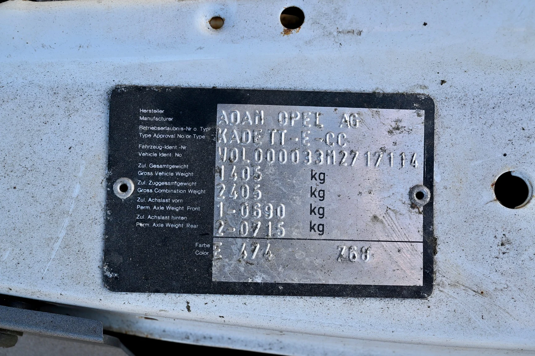 Exteriörbild på 1991 Opel Kadett Fun - NO RESERVE (31)