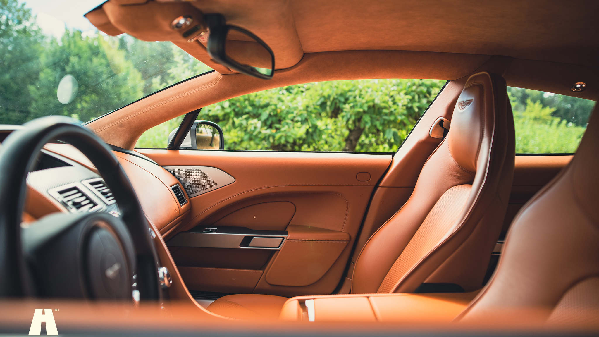 Interiörbild 2014 Aston Martin Rapide S