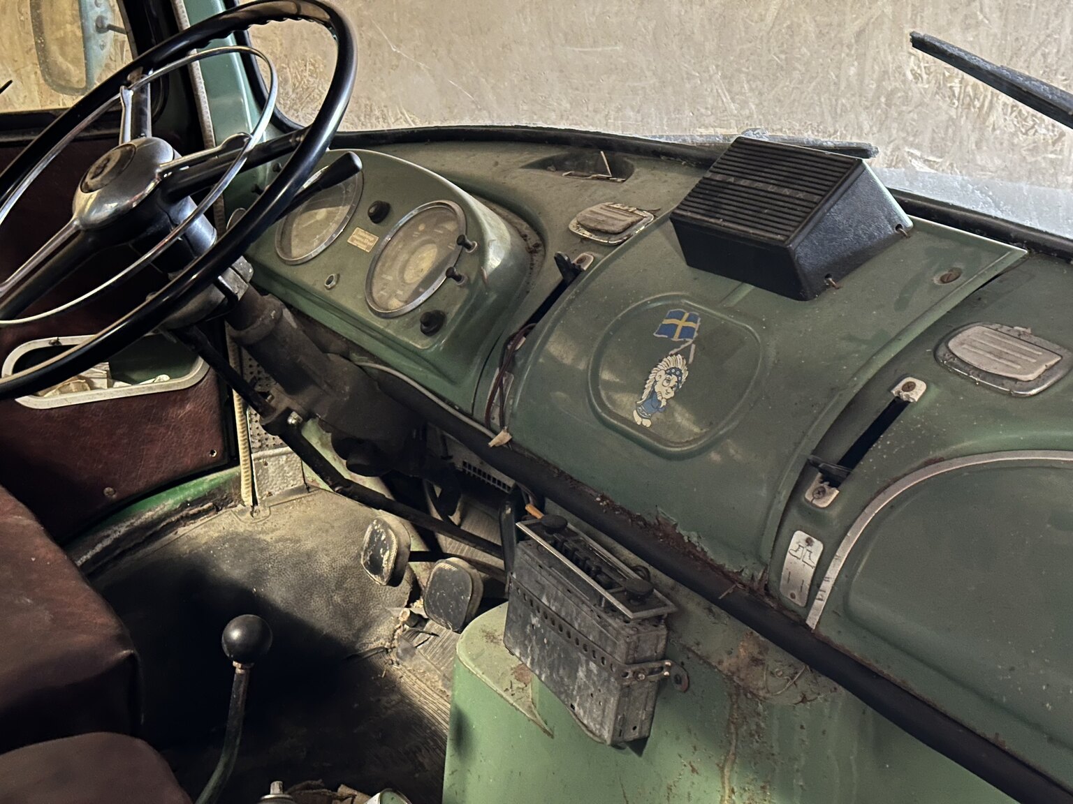 Interiörbild 1964 Mercedes-Benz L911