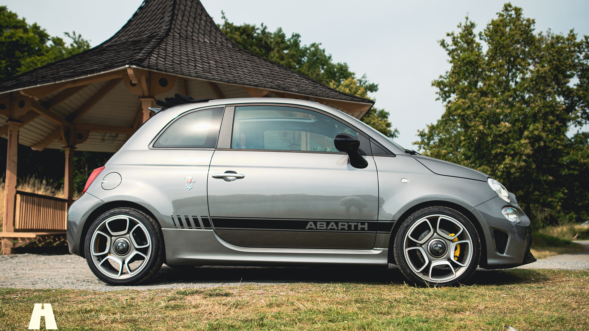 Exteriörbild på 2018 Abarth 595 Turismo CAB