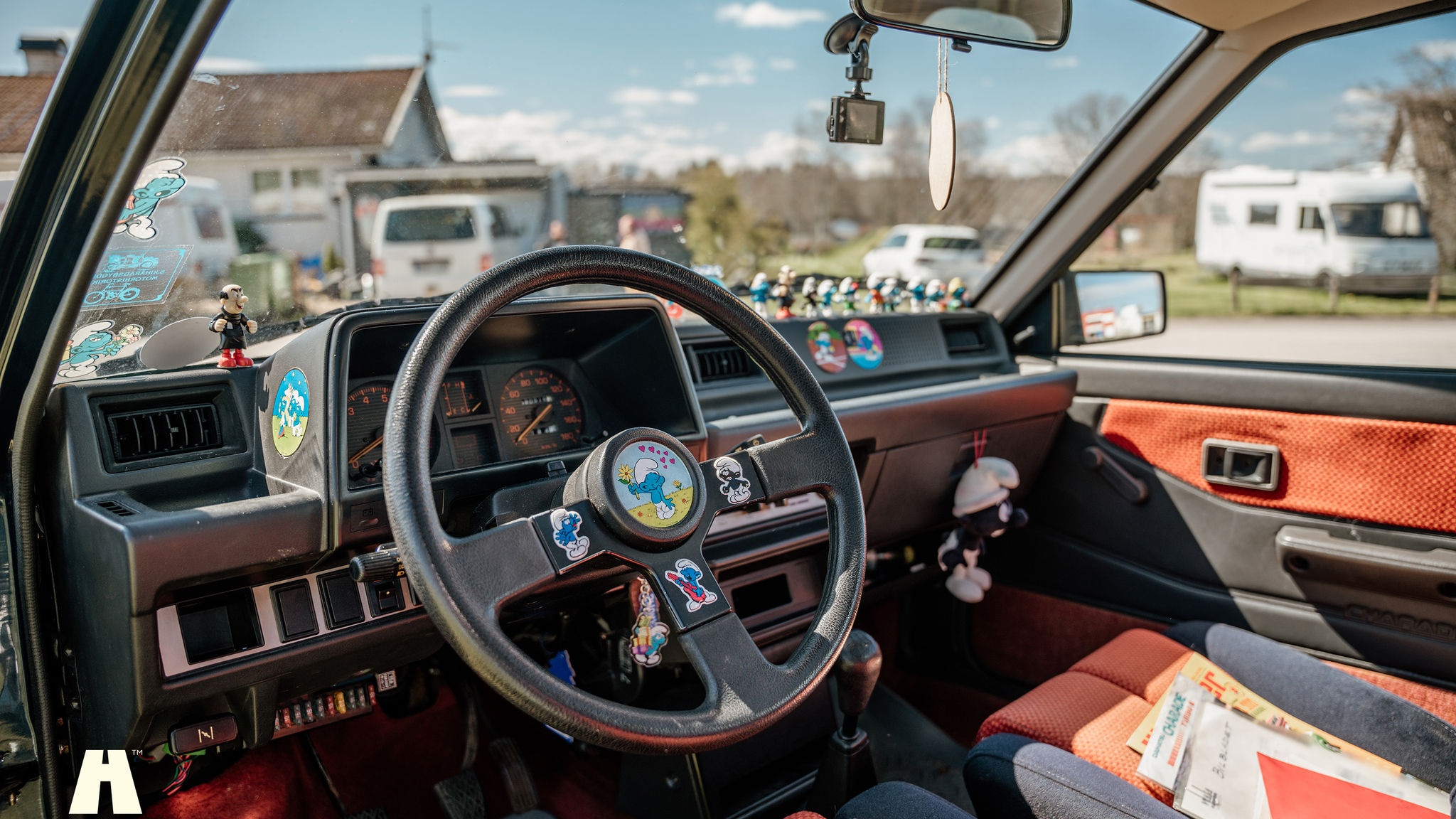 Interiörbild 1986 Daihatsu Charade Turbo