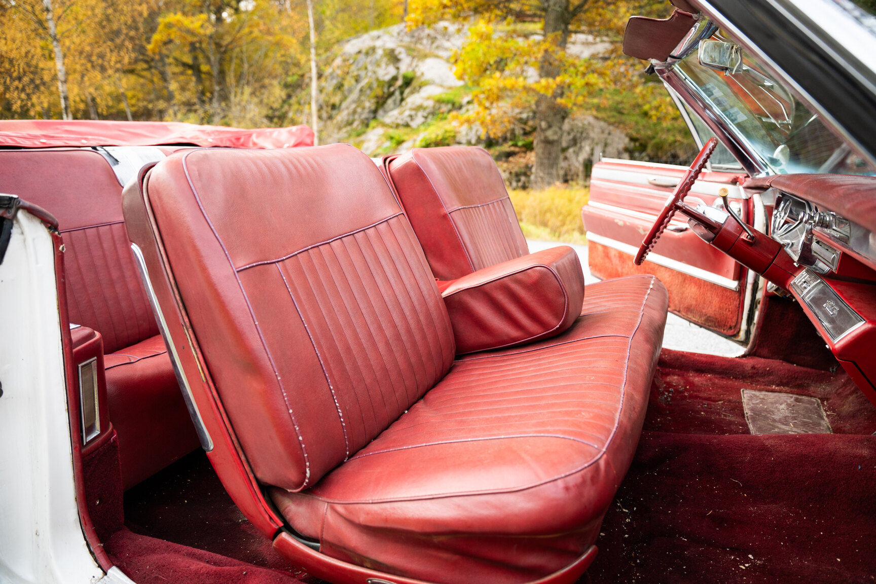Interiörbild 1965 Cadillac De Ville convertible