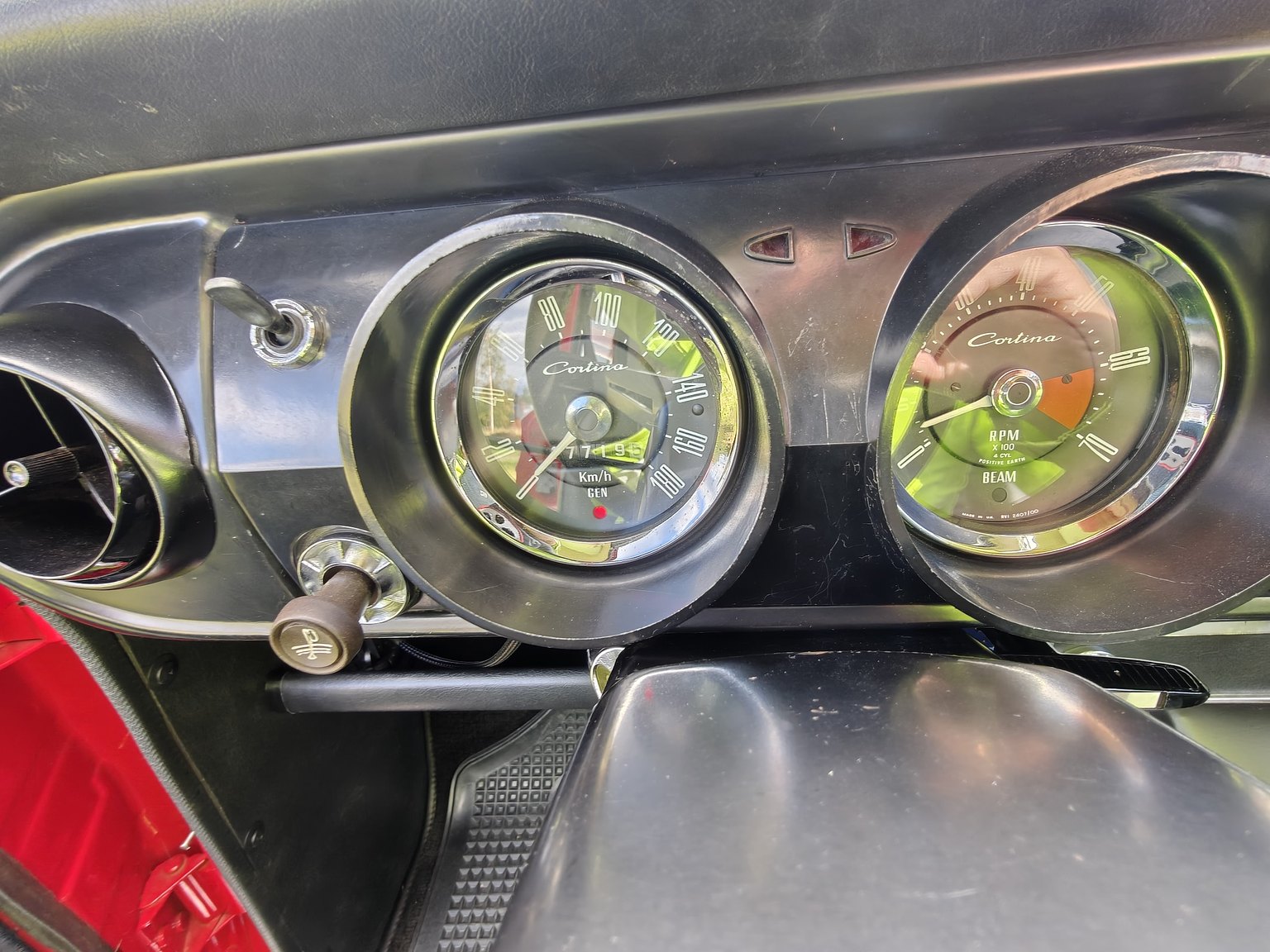 Interior image of 1966 Ford Cortina GT