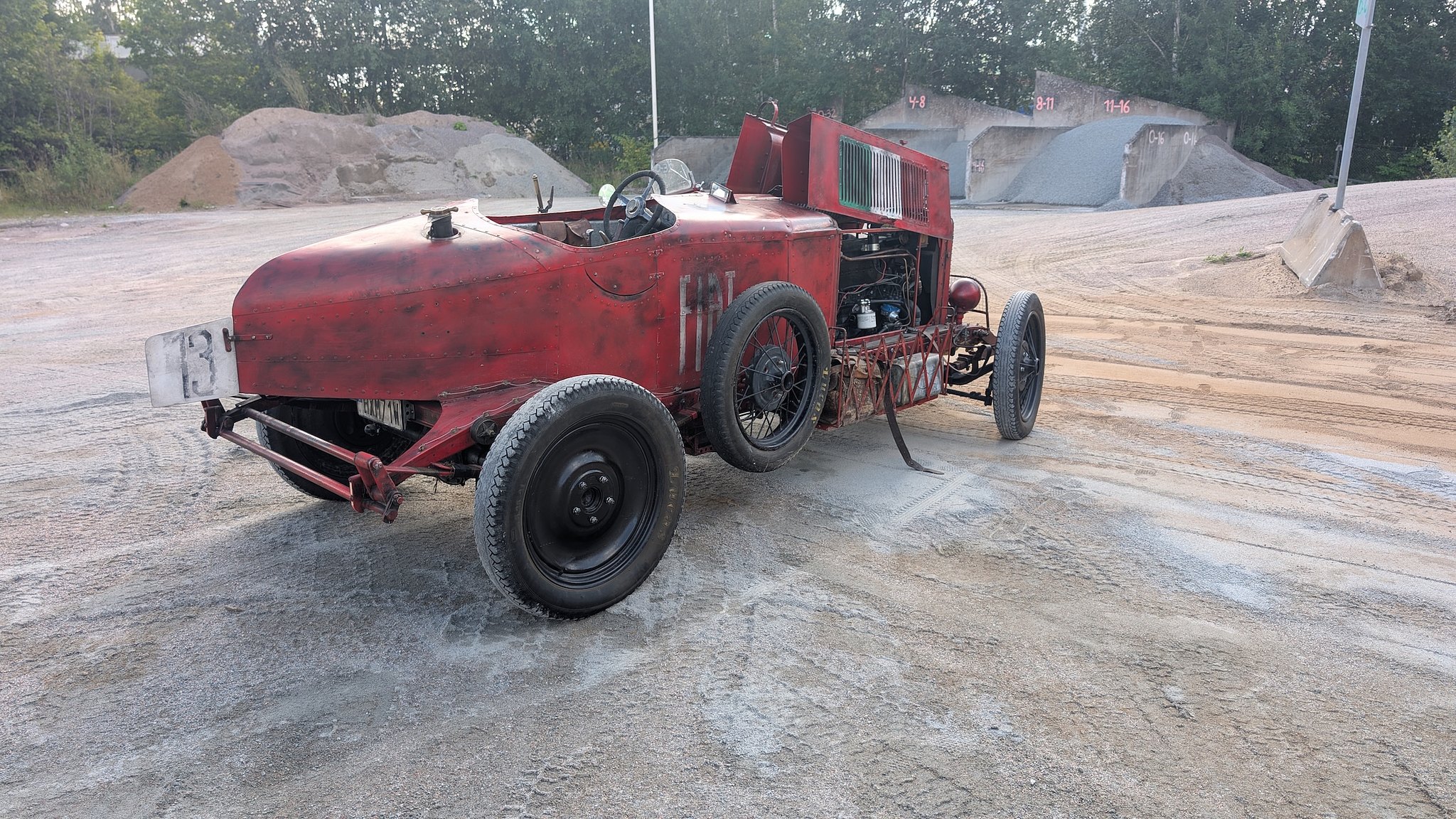 Image of 1929 FIAT 321C (521c) "Flying Fiona" mechanics