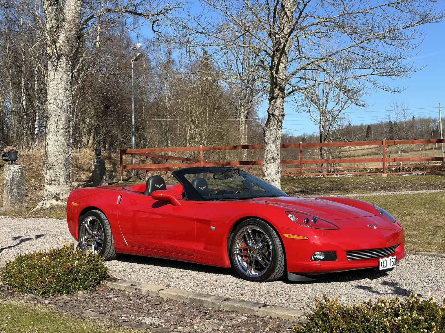 Exteriörbild på 2005 Corvette C6 Z51 Cabriolet