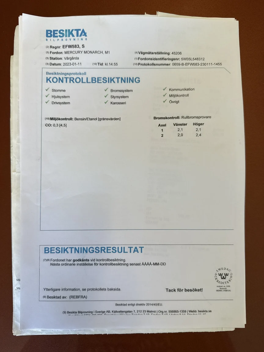Documentation for 1975 Mercury Monarch Coupe (2)