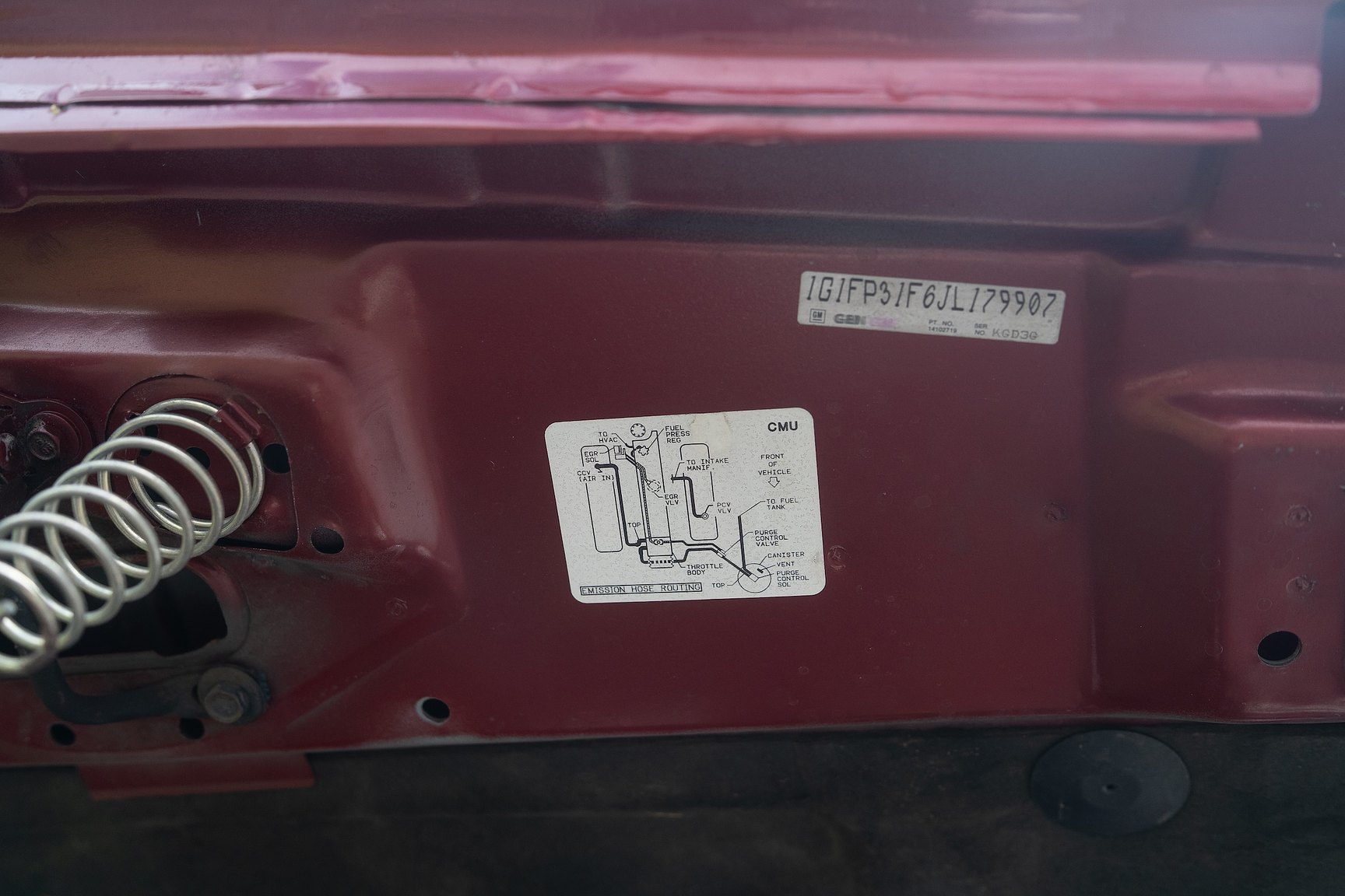 Image of 1988 Chevrolet Camaro Z28 Iroc-Z Convertible mechanics