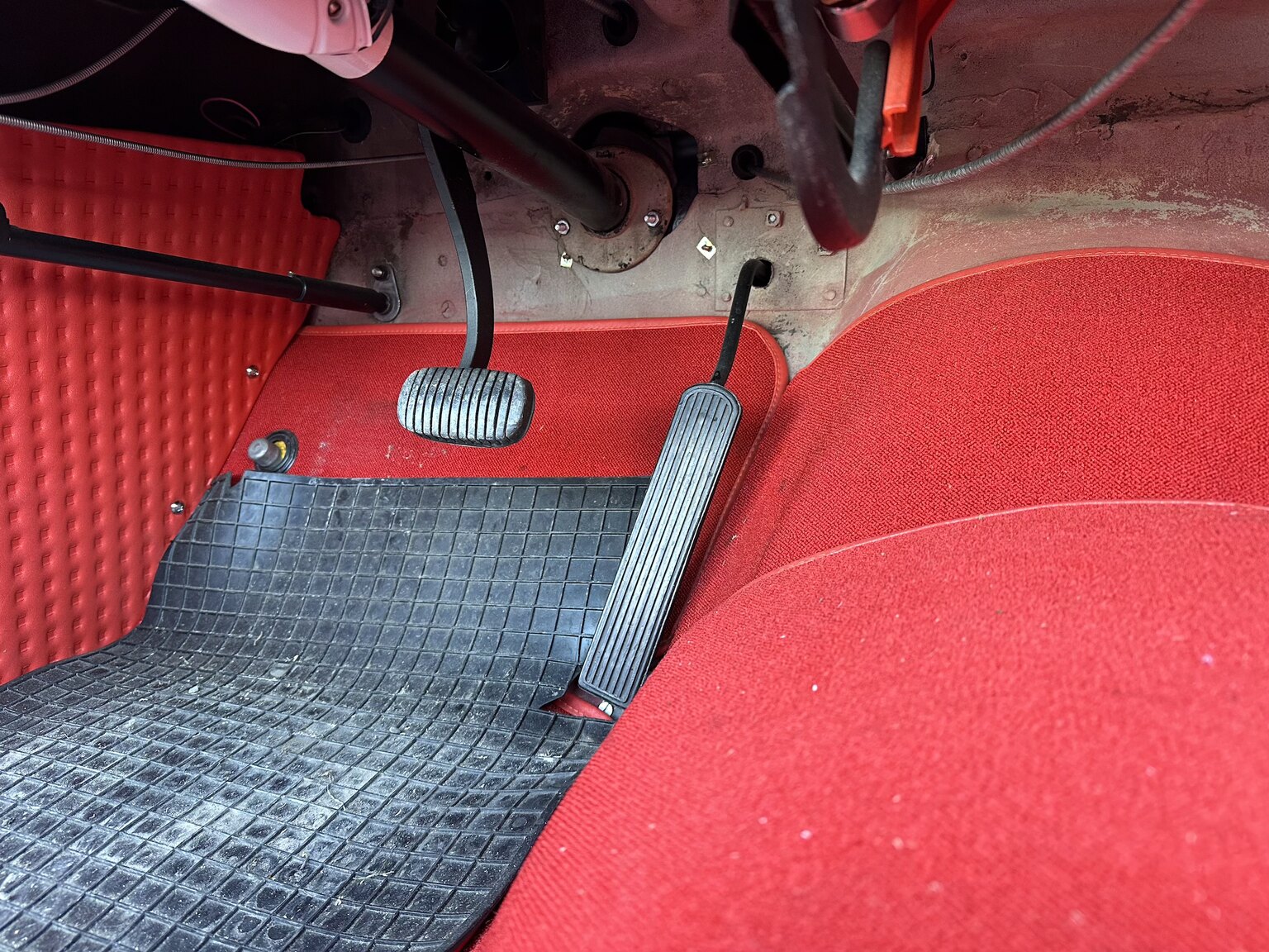 Interiörbild 1956 Chevrolet Corvette 