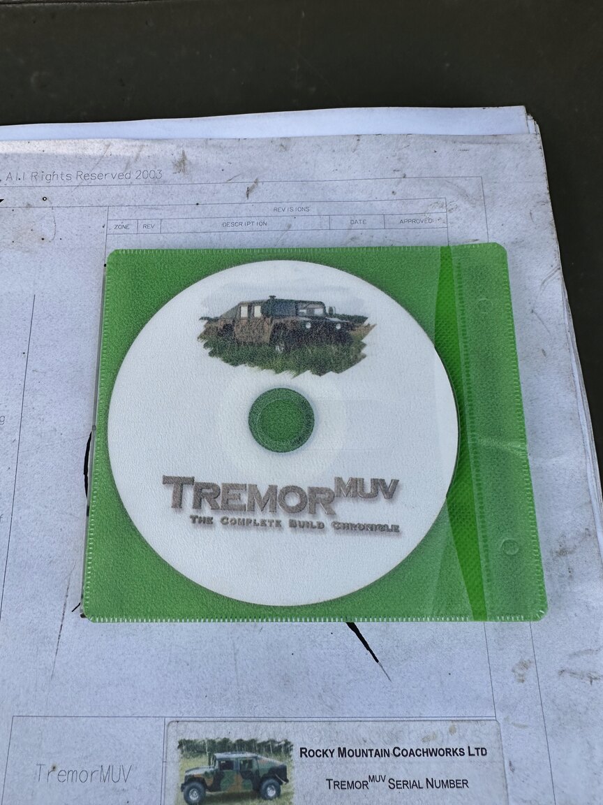 Documentation for 1987 Chevrolet/Humvee H1 Slantback