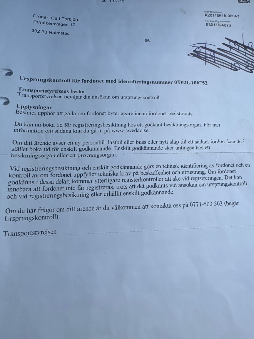 Documentation for 1970 Ford Mustang Boss 302